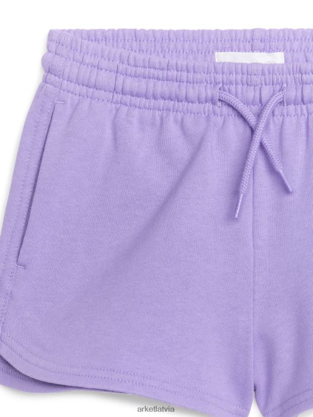bērni ARKET frotē šorti apģērbs ceriņi DT8RBB1585