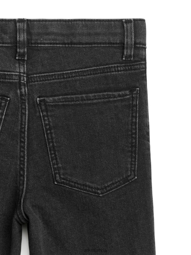 bērni ARKET uzliesmojoši elastīgi džinsi apģērbs mazgāta melnā krāsā DT8RBB1572