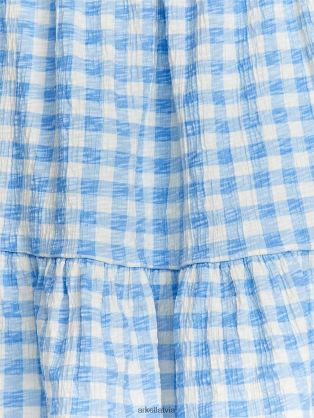 bērni ARKET daudzpakāpju svārki apģērbs balts/zils DT8RBB1384