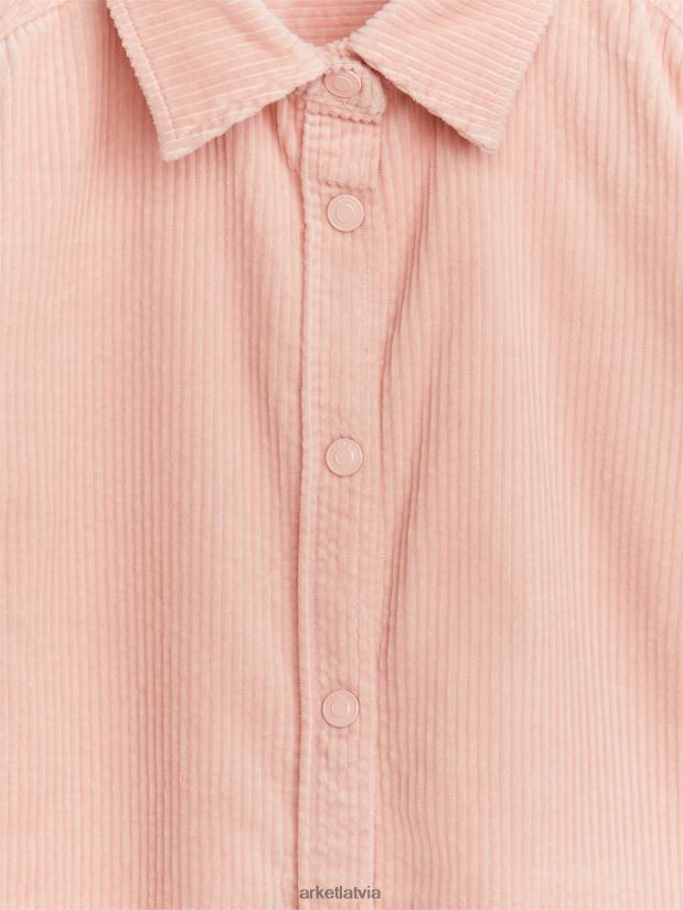 bērni ARKET velveta virskrekls apģērbs putekļaini rozā DT8RBB1441