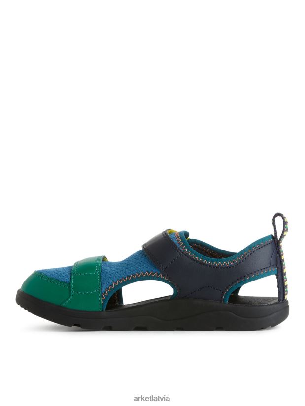 bērni ARKET teva hurricane seekado bērnu sandales apavi zils zaļš DT8RBB1402
