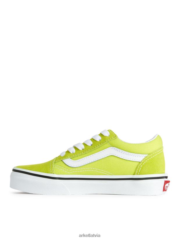 bērni ARKET vans jauniešu old skool trenažieri apavi spilgti zaļš DT8RBB1392
