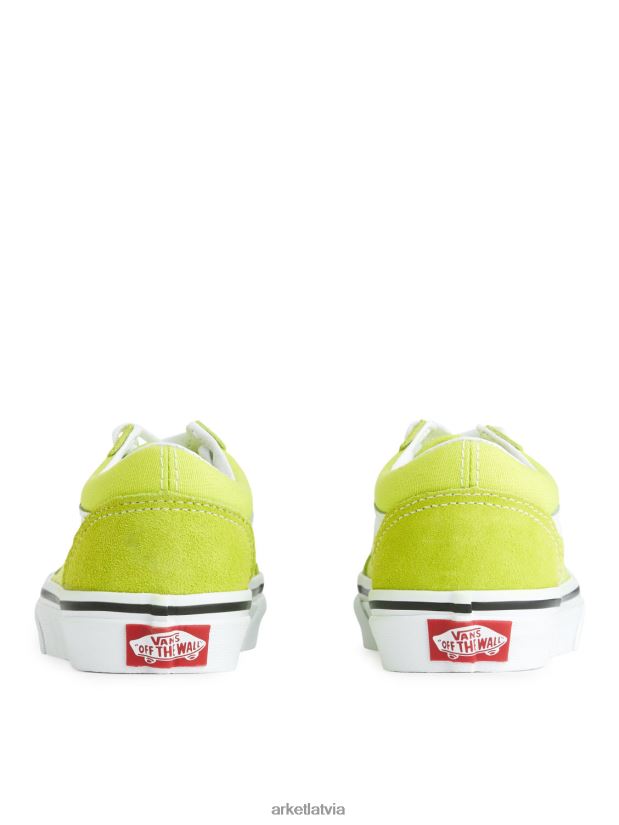 bērni ARKET vans jauniešu old skool trenažieri apavi spilgti zaļš DT8RBB1392