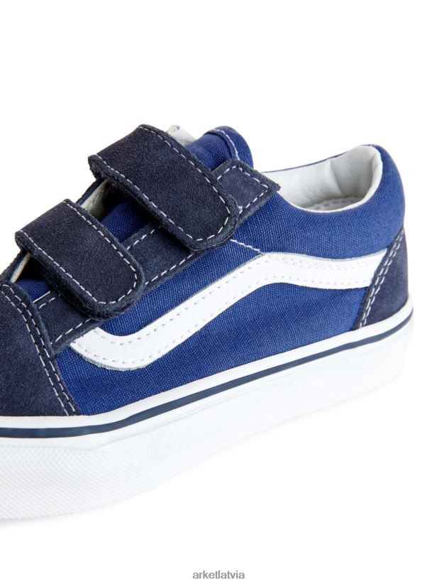 bērni ARKET vans jauniešu old skool trenažieri apavi tumši zils DT8RBB1399