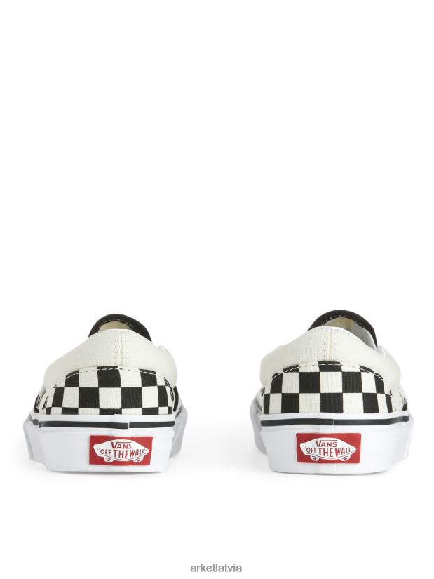 bērni ARKET vans toddler klasiskie uzvelkamie trenažieri apavi balts melns DT8RBB1396
