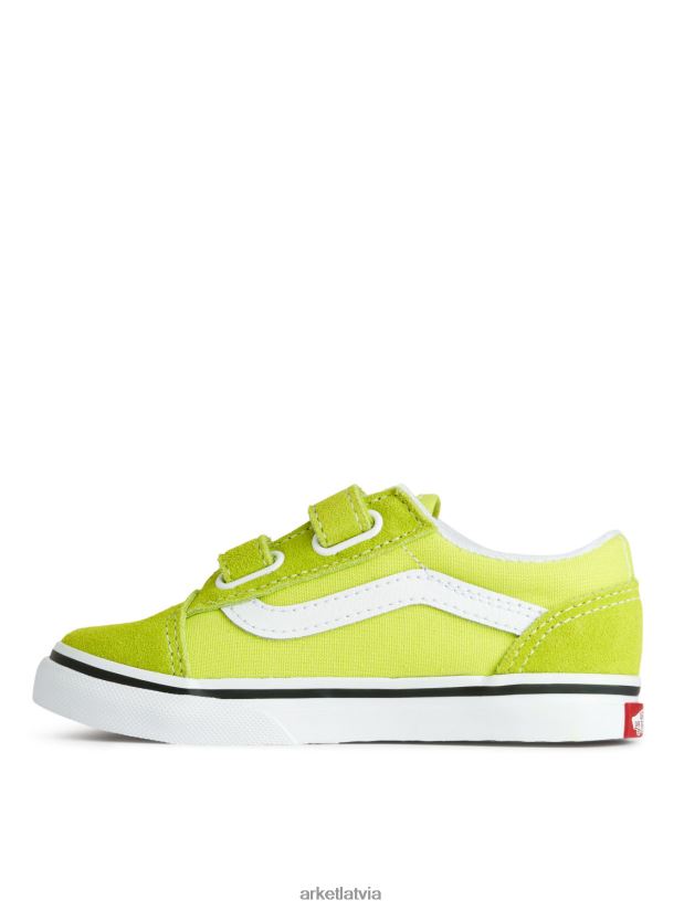 bērni ARKET vans toddler old skool hook and loop trenažieri apavi spilgti zaļš DT8RBB1393