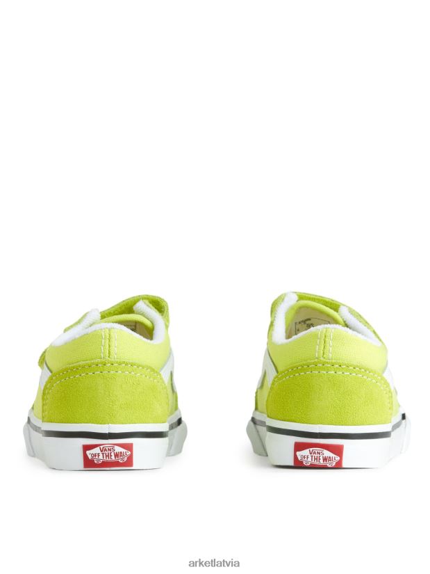 bērni ARKET vans toddler old skool hook and loop trenažieri apavi spilgti zaļš DT8RBB1393