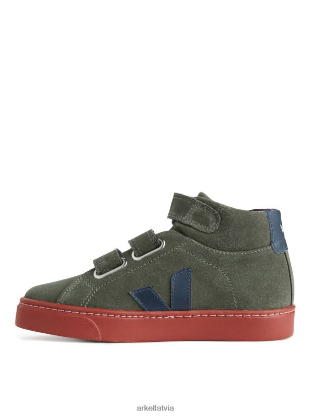 bērni ARKET veja esplar mid trainers toddler apavi haki zaļš DT8RBB1427