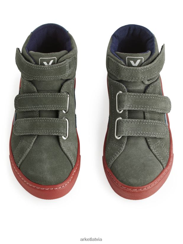 bērni ARKET veja esplar mid trainers toddler apavi haki zaļš DT8RBB1427