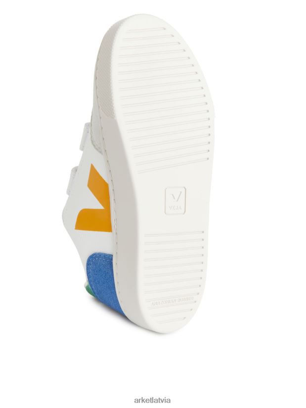 bērni ARKET veja v-12 junioru treneri apavi balts/dzeltens/zils DT8RBB1409