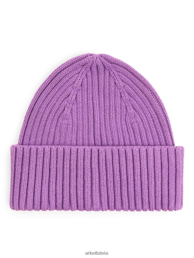 bērni ARKET ribu adīta pupiņa Piederumi violets DT8RBB1634