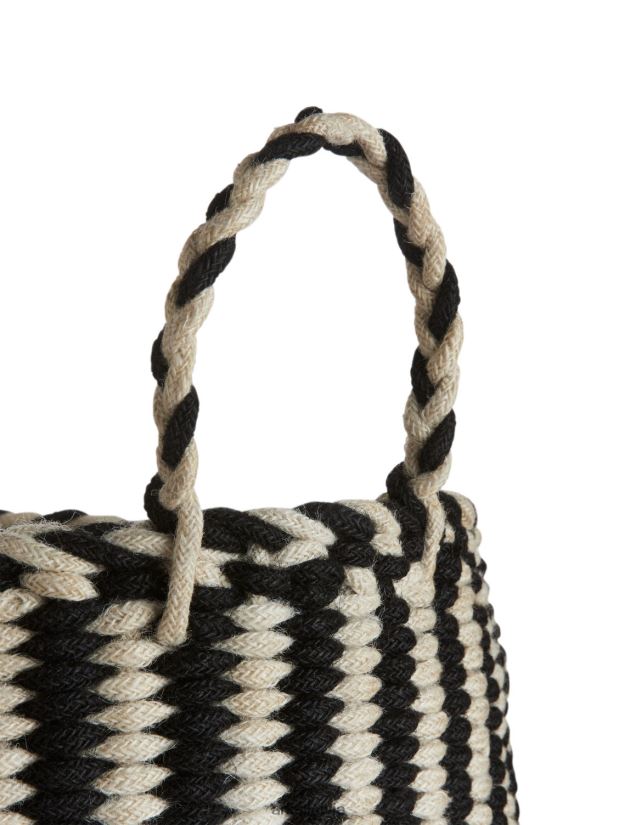 unisex ARKET glabāšanas grozs 41 cm mājas piederumi bēšs/melns DT8RBB1355
