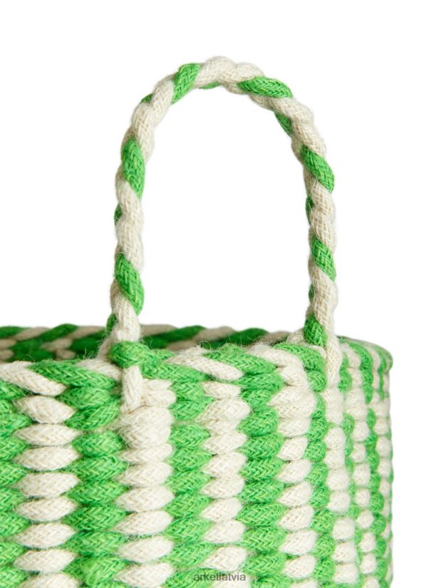 unisex ARKET glabāšanas grozs 41 cm mājas piederumi zaļš/bez balts DT8RBB1353