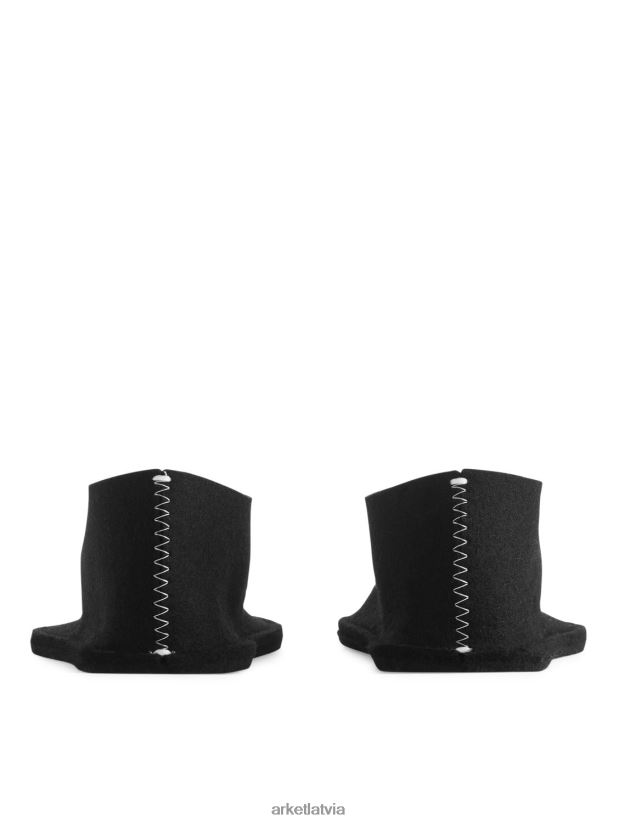 unisex ARKET pia wallen vilnas čības mājas piederumi melns DT8RBB722