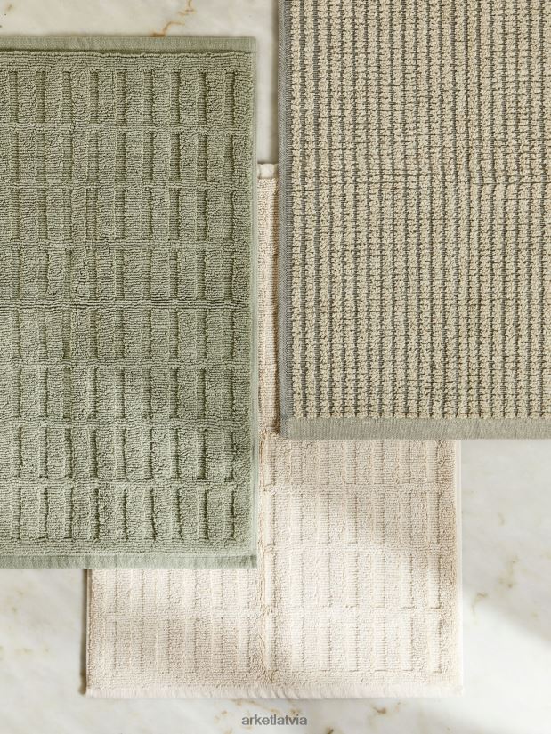 unisex ARKET kokvilnas vannas paklājiņš mājas piederumi bēšs DT8RBB1351