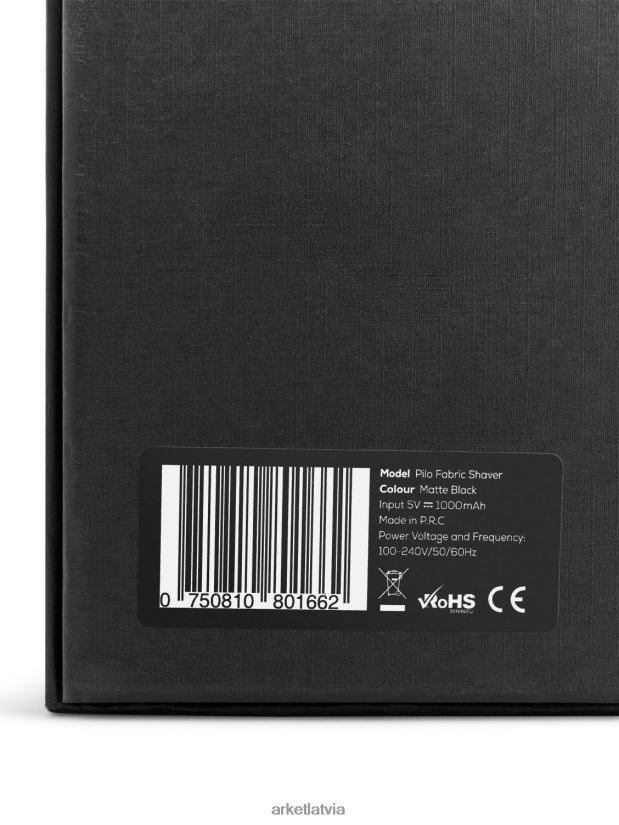 unisex ARKET steamery pilo auduma skuveklis mājas piederumi melns DT8RBB1364