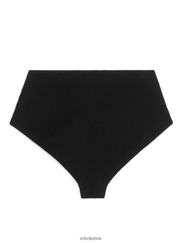 sievietes ARKET Bikini apakšdaļa ar augstu vidukli apģērbs melns DT8RBB623