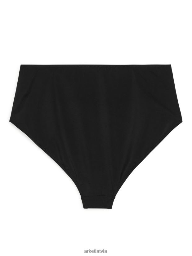 sievietes ARKET Bikini bikini ar augstu jostasvietu apģērbs melns DT8RBB627