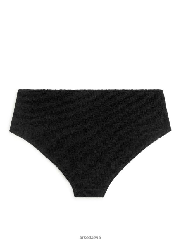 sievietes ARKET bikini bikini biksītes ar zemu jostasvietu apģērbs melns DT8RBB626
