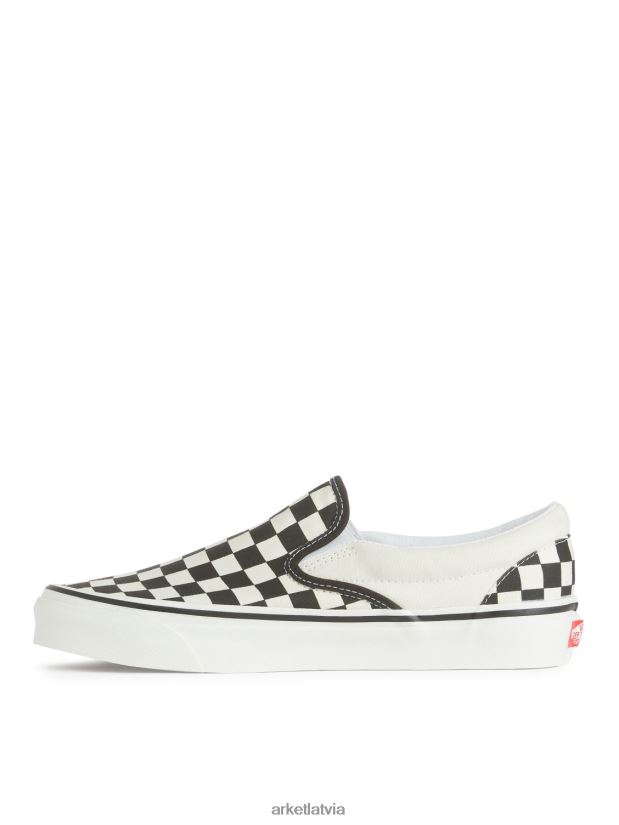 sievietes ARKET furgoni ua klasiskas slip-on kurpes apavi melns balts DT8RBB662