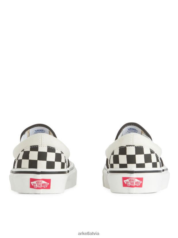 sievietes ARKET furgoni ua klasiskas slip-on kurpes apavi melns balts DT8RBB662