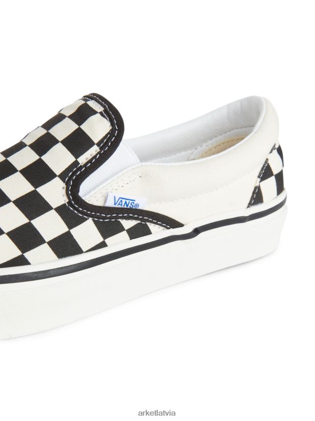 sievietes ARKET furgoni ua klasiskas slip-on kurpes apavi melns balts DT8RBB662