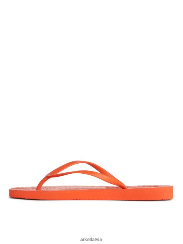 sievietes ARKET gulšņi konusveida flip flops apavi apelsīns DT8RBB710