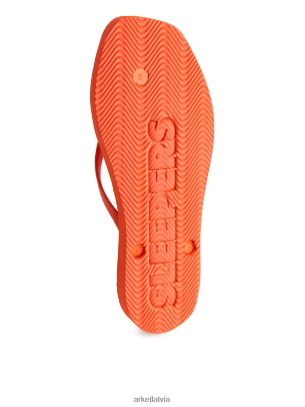 sievietes ARKET gulšņi konusveida flip flops apavi apelsīns DT8RBB710