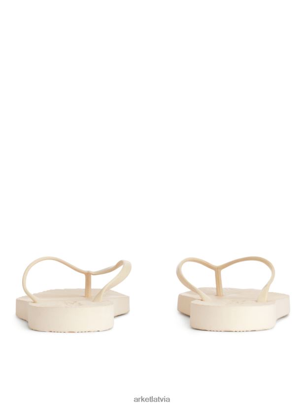 sievietes ARKET gulšņi konusveida flip flops apavi olu rieksts DT8RBB708