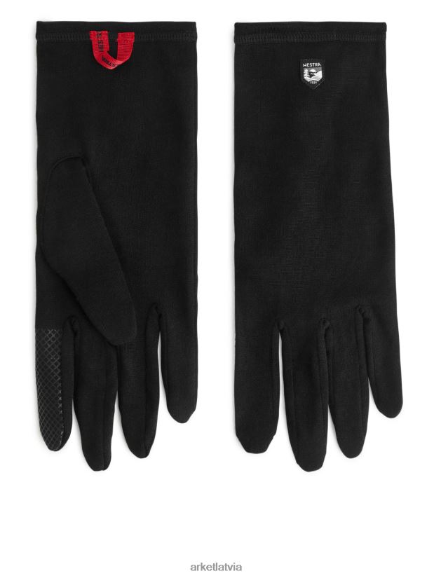 sievietes ARKET hestra merino vilnas oderes cimdi Piederumi melns DT8RBB904