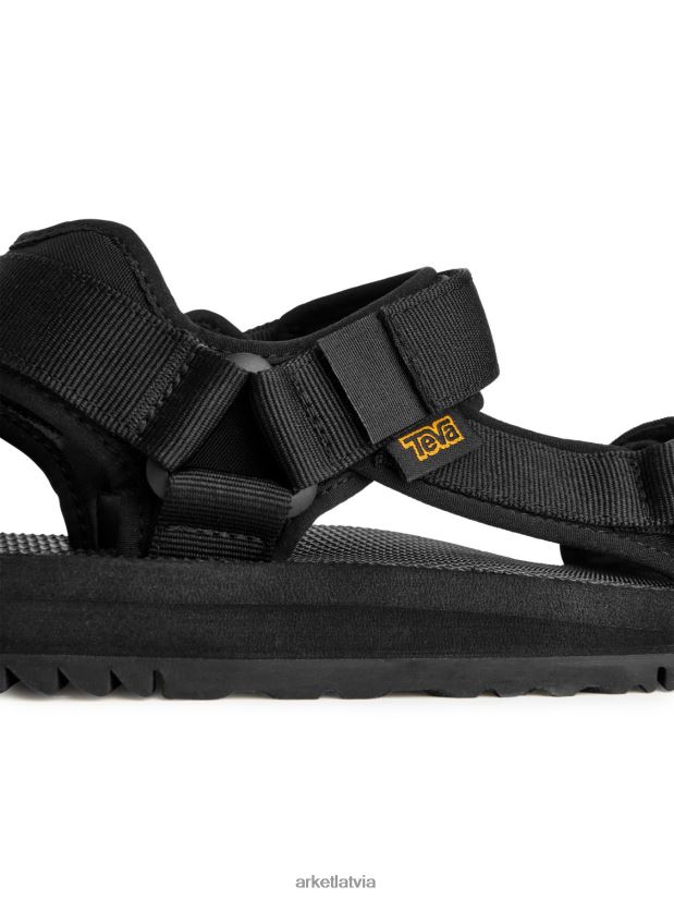 vīriešiem ARKET teva trail sandales apavi melns DT8RBB1287