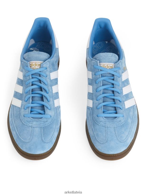 vīriešiem ARKET Adidas handbola speciālie trenažieri apavi gaiši zils DT8RBB1268