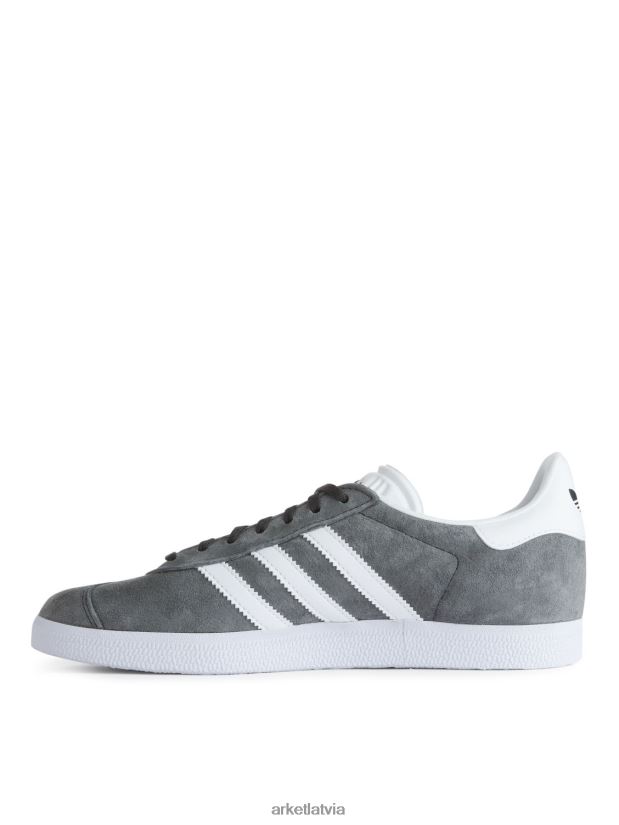 vīriešiem ARKET adidas gazelle trenažieri apavi pelēks/balts DT8RBB1255