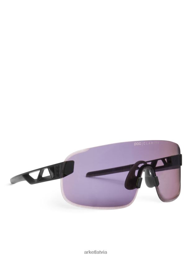 vīriešiem ARKET poc izsauc riteņbraukšanas saulesbrilles Piederumi melns/violets/dzidrs DT8RBB1337